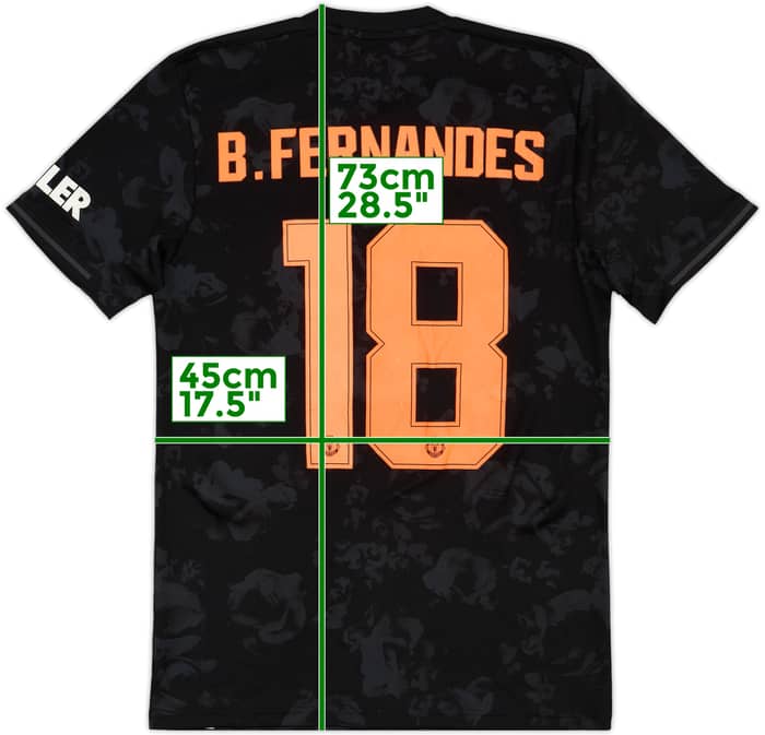 2019-20 Manchester United Third Shirt B.Fernandes #18 - 6/10 - (S)