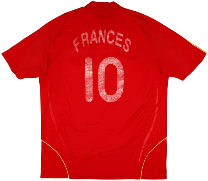 2007-09 Spain Home Shirt Frances #10 - 4/10 - (XL)