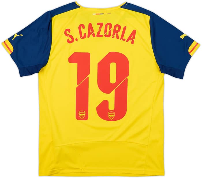 2014-15 Arsenal Away Shirt S.Cazorla #19 - 8/10 - (S)