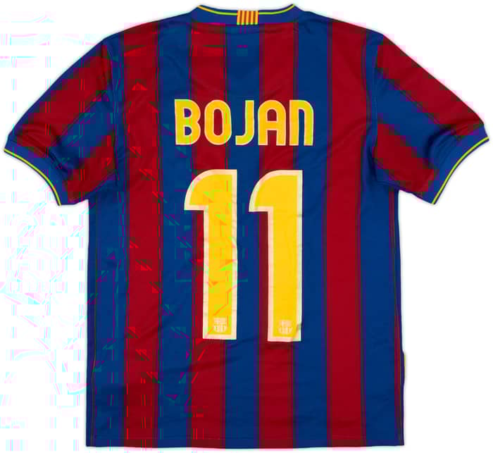2009-10 Barcelona Home Shirt Bojan #11 - 9/10 - (L.Boys)