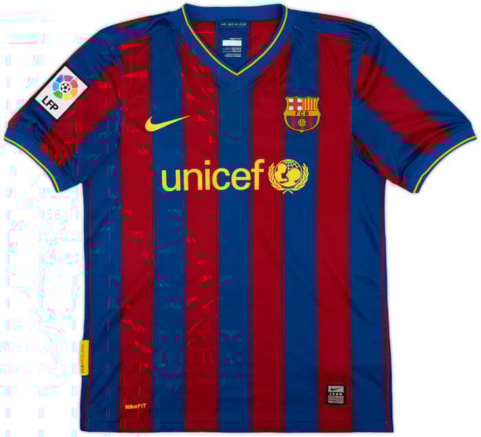 2009-10 Barcelona Home Shirt Bojan #11 - 9/10 - (L.Boys)