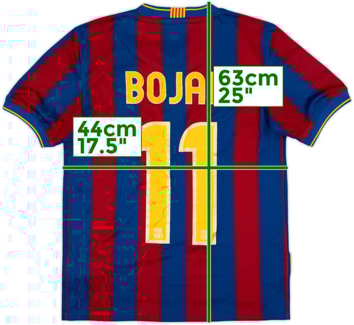 2009-10 Barcelona Home Shirt Bojan #11 - 9/10 - (L.Boys)