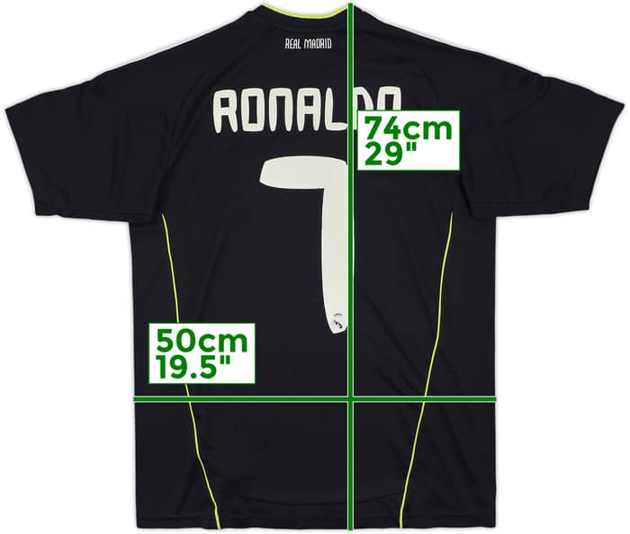 2010-11 Real Madrid Away Shirt Ronaldo #7 - 6/10 - (XL.Boys)