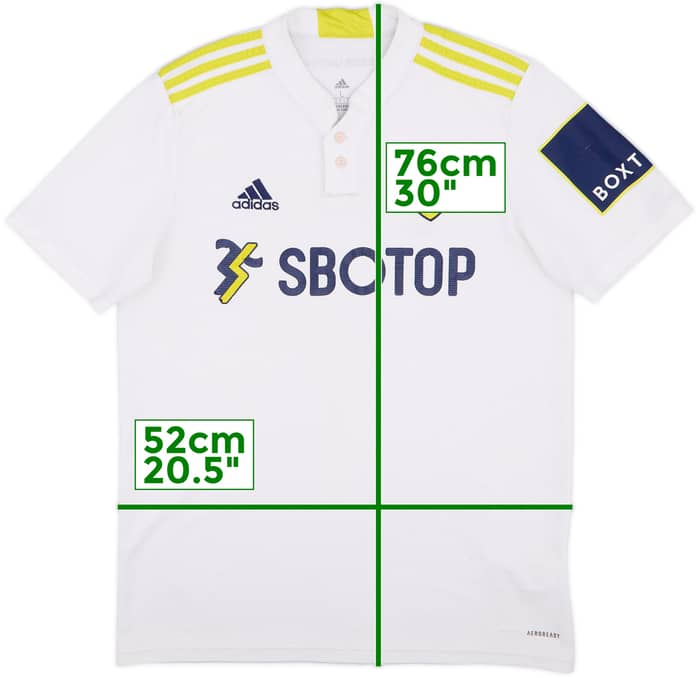 2021-22 Leeds United Home Shirt - 5/10 - (L)