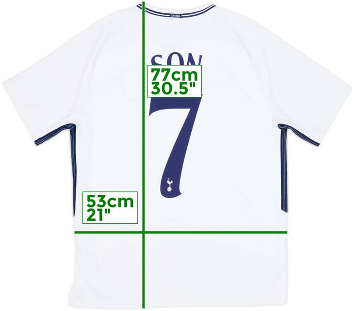 2017-18 Tottenham Home Shirt Son #7 - 10/10 - (L)