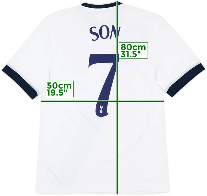 2015-16 Tottenham Home Shirt Son #7 - 9/10 - (L)