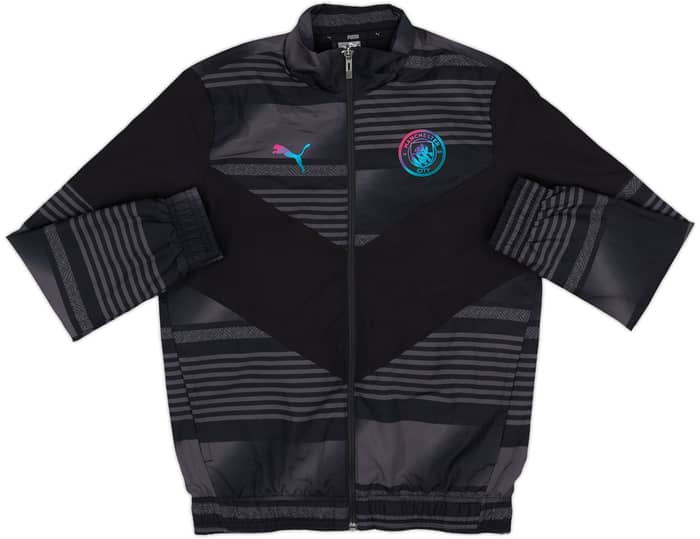 2021-22 Manchester City Puma Track Jacket - 8/10 - (M.Boys)