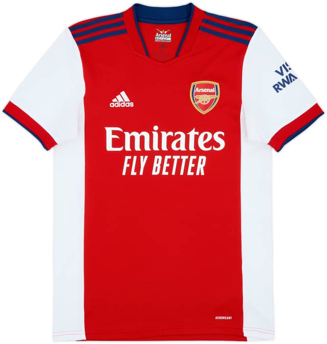 2021-22 Arsenal Home Shirt Odegaard #8 - 10/10 - (M)