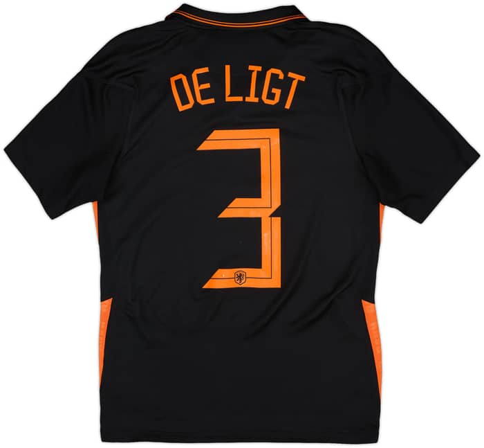 2020-22 Netherlands Away Shirt De Ligt #3 - 9/10 - (S)