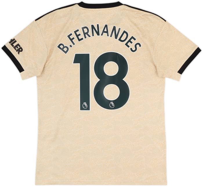 2019-20 Manchester United Away Shirt B.Fernandes #18 - 8/10 - (M)