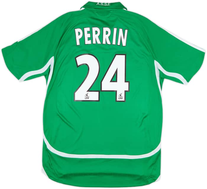 2006-07 Saint Etienne Home Shirt Perrin #24 - 6/10 - (M)