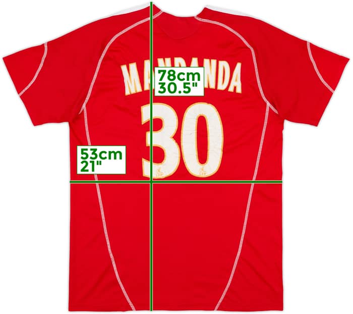 2008-09 Olympique Marseille GK Shirt Mandanda #30 - 5/10 - (XL)