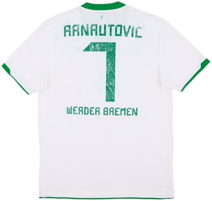2010-11 Werder Bremen Away Shirt Arnautovic #7 - 4/10 - (L)