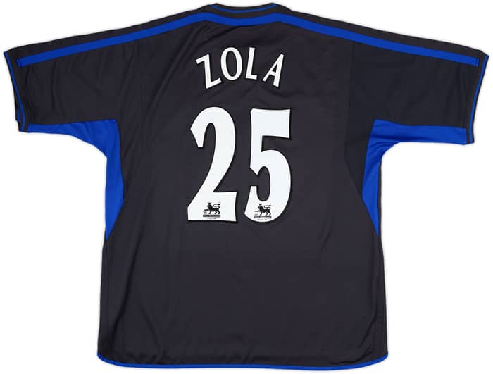 2002-04 Chelsea Away Shirt Zola #25 - 10/10 - (XXL)