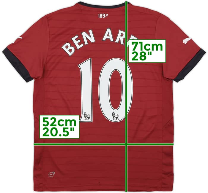 2012-13 Newcastle Away Shirt Ben Arfa #10 - 6/10 - (S)