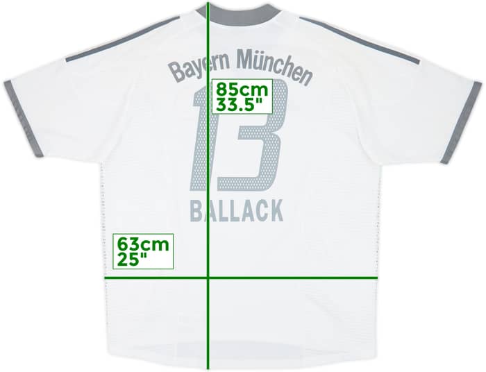 2002-03 Bayern Munich Away Shirt Ballack #13 - 6/10 - (XL)
