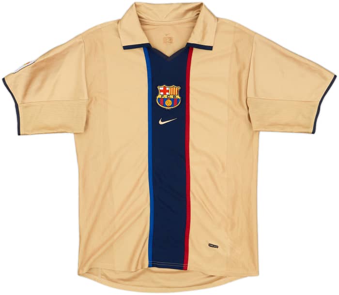2001-03 Barcelona Away Shirt Rivaldo #10 - 8/10 - (M)