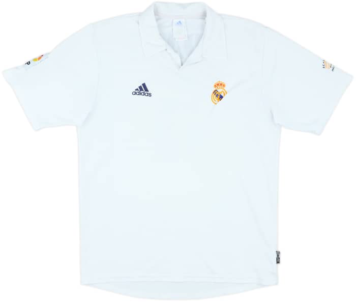 2001 Real Madrid Home Shirt Zidane #5 - 6/10 - (M)