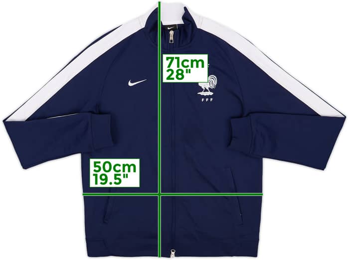 2013-14 France Nike Track Jacket - 8/10 - (M)