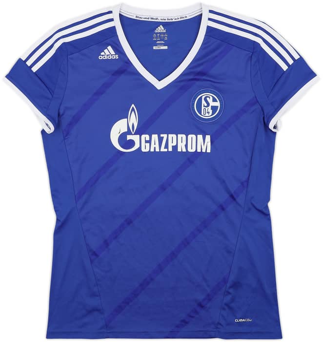 2012-14 Schalke Home Shirt Huntelaar #25 - 6/10 - (Women's XL)