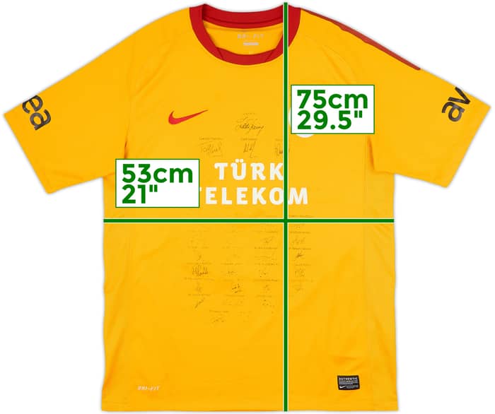 2011-12 Galatasaray 'Squad Signed' Third Shirt - 5/10 - (M)