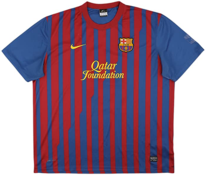 2011-12 Barcelona Basic Home Shirt Sergio #16 - 6/10 - (XXL)