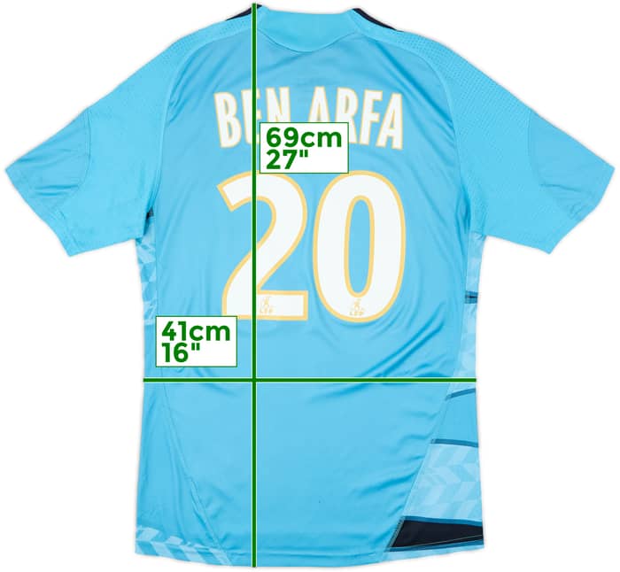2009-10 Olympique Marseille Away Shirt Ben Arfa #20 - 7/10 - (S)