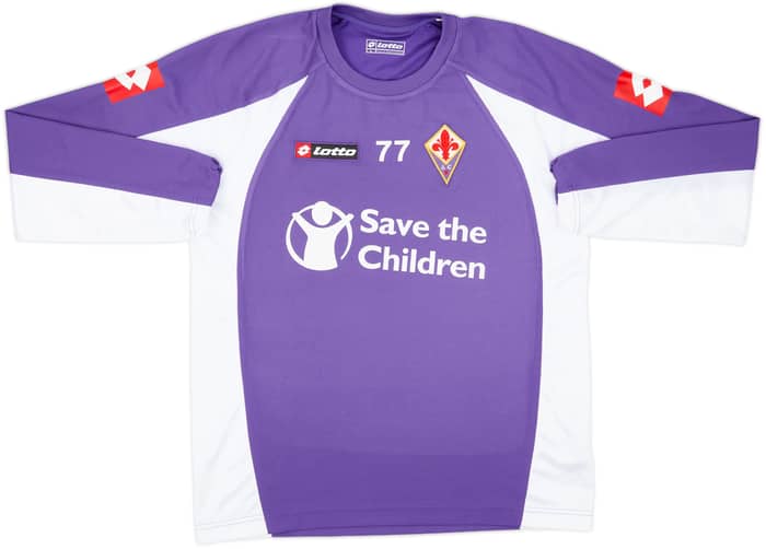 2008-09 Fiorentina Player Issue Lotto Sweat Top #77 - 8/10 - (L)