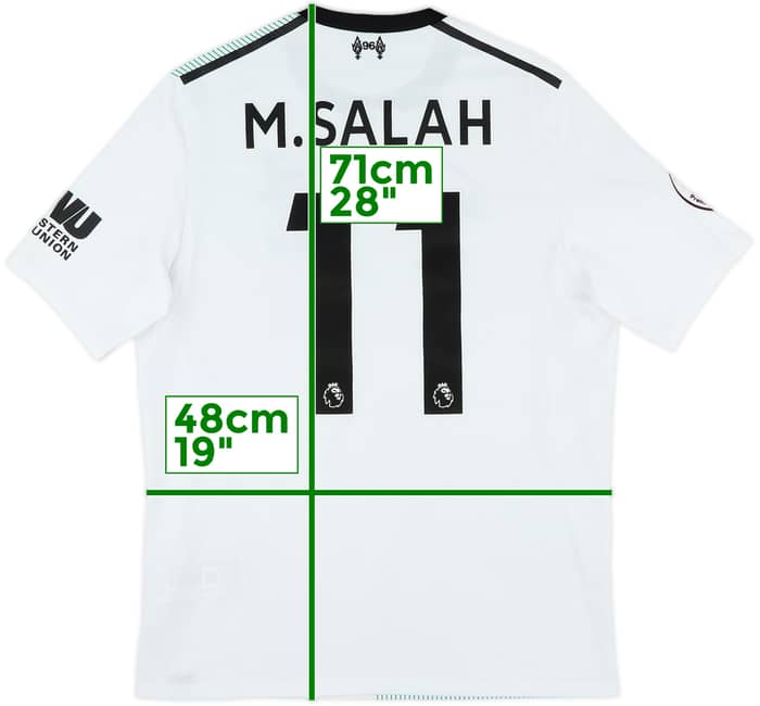 2017-18 Liverpool Away Shirt M.Salah #11 - 6/10 - (S)