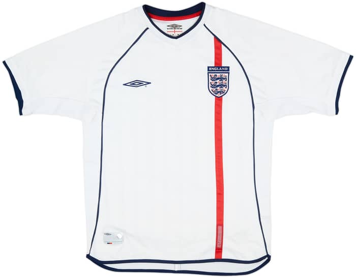 2001-03 England Home Shirt - 5/10 - (M)