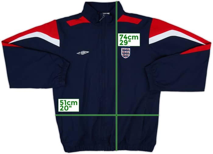 2007-09 England Umbro Track Jacket - 7/10 - (M)