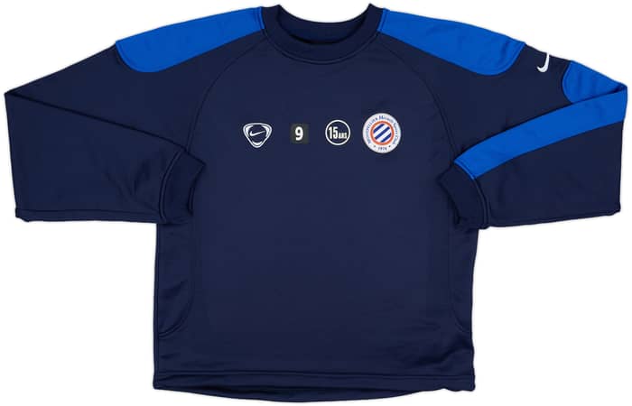 2005-06 Montpellier Player Issue Nike Sweat Top #9 - 8/10 - (S)