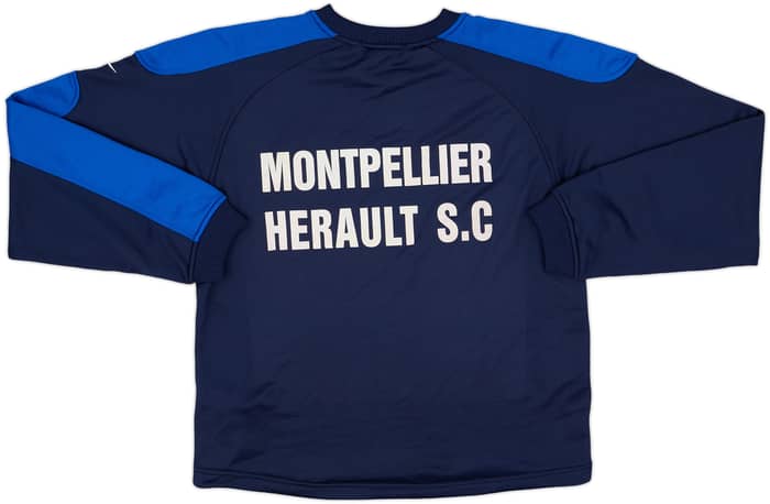 2005-06 Montpellier Player Issue Nike Sweat Top #9 - 8/10 - (S)
