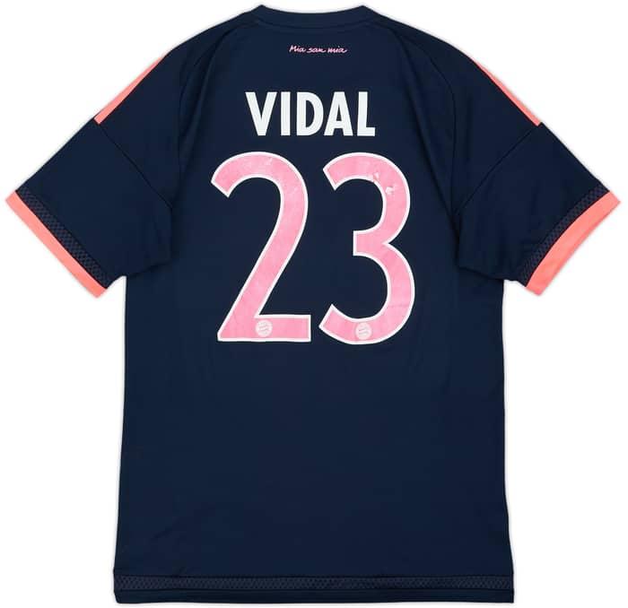 2015-16 Bayern Munich Third Shirt Vidal #23 - 5/10 - (S)