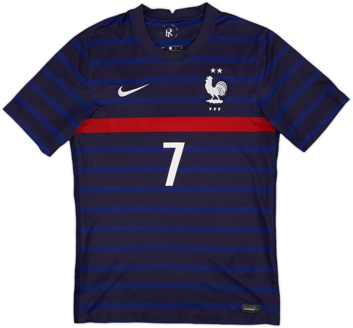 2020-21 France Home Shirt Griezmann #7 - 6/10 - (S)