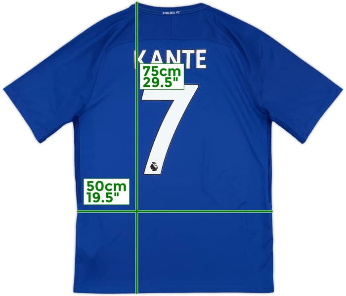 2017-18 Chelsea Home Shirt Kante #7 - 10/10 - (M)