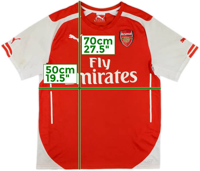 2014-15 Arsenal Home Shirt - 4/10 - (M)