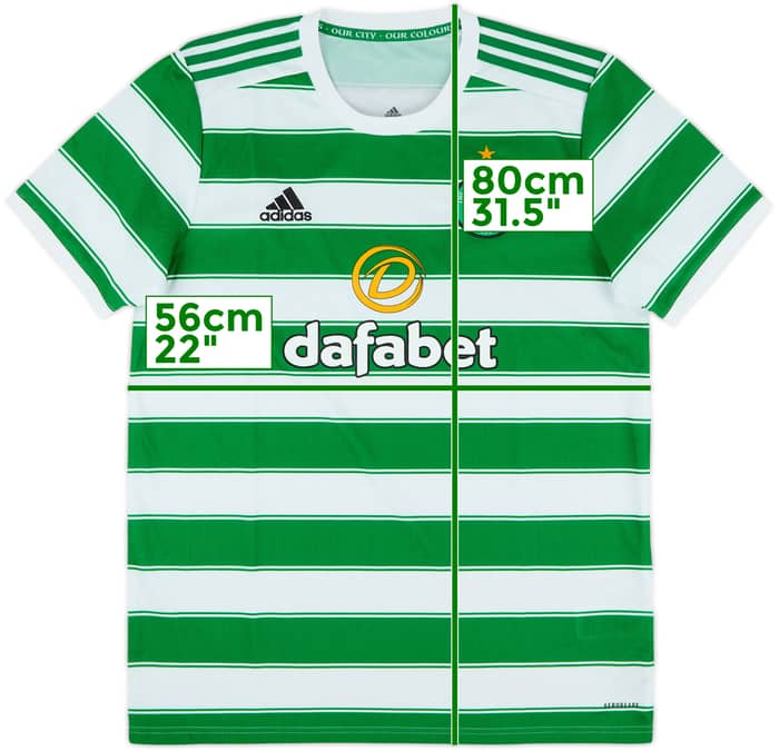 2021-22 Celtic Home Shirt - 10/10 - (L)