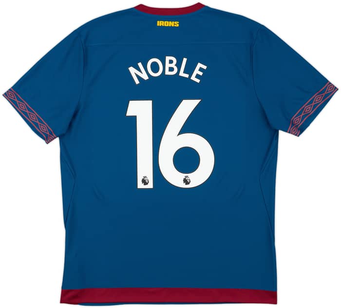 2018-19 West Ham Away Shirt Noble #16 - 10/10 - (XL)