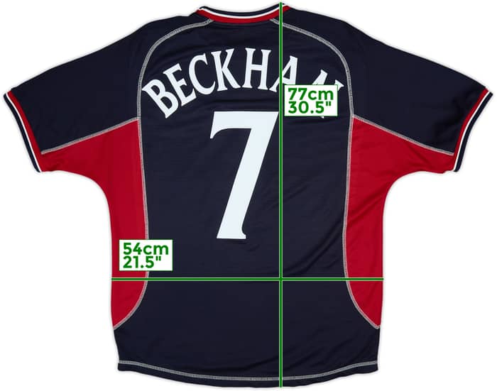 2000-01 Manchester United Third Shirt Beckham #7 - 8/10 - (L)