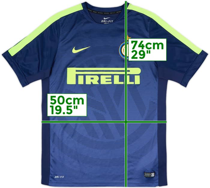 2015-16 Inter Milan Nike Training Shirt - 8/10 - (L)