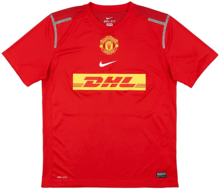 2012-13 Manchester United Player Issue Nike Training Shirt - 8/10 - (L)