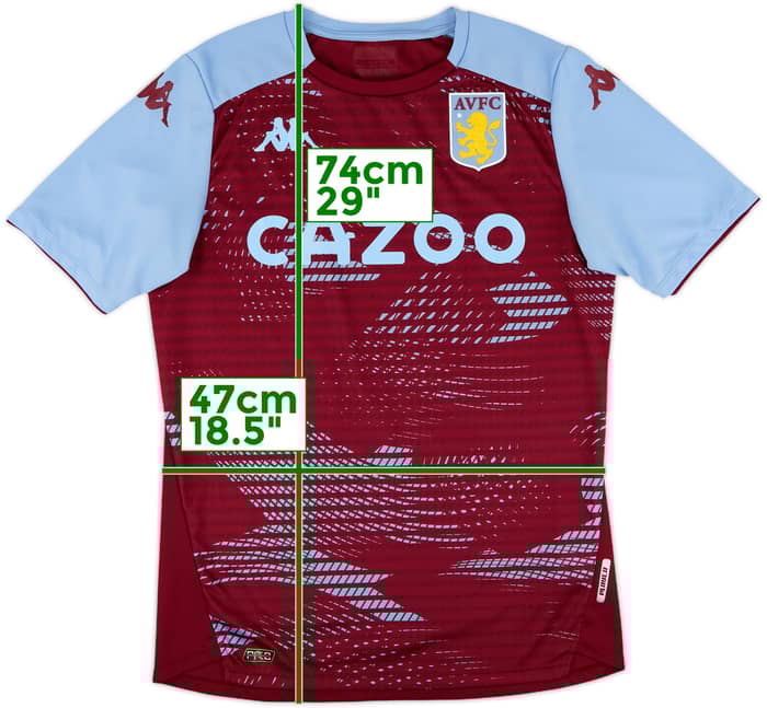 2021-22 Aston Villa Kappa Training Shirt - 8/10 - (L)