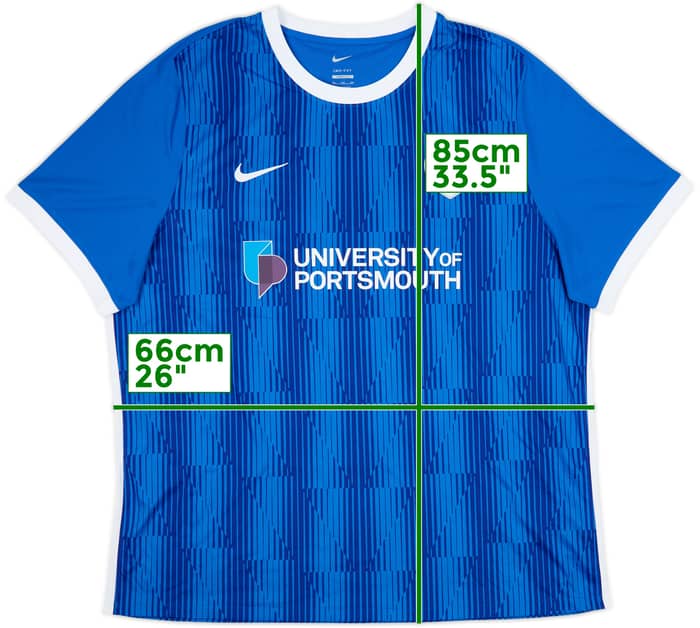 2023-24 Portsmouth Home Shirt - 10/10 - (XXL)