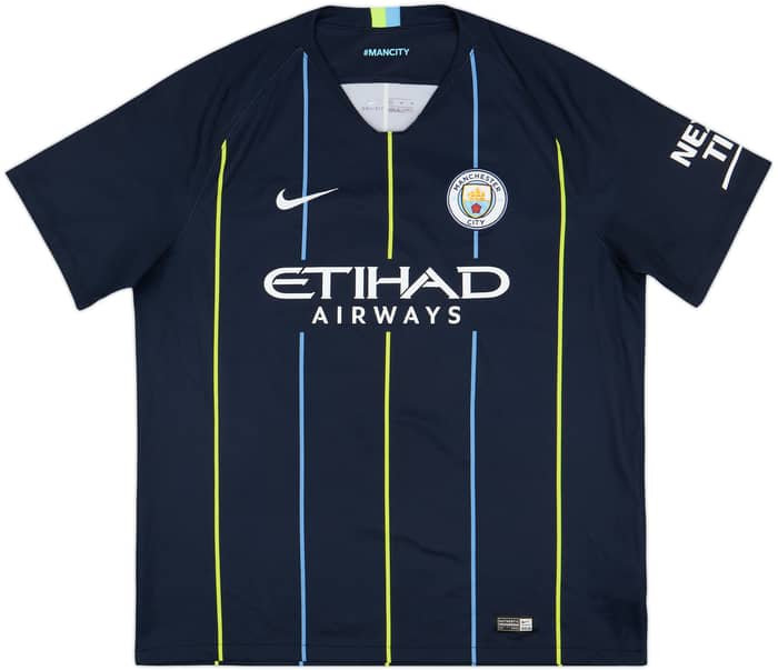 2018-19 Manchester City Away Shirt Kun Aguero #10 - 8/10 - (XL)