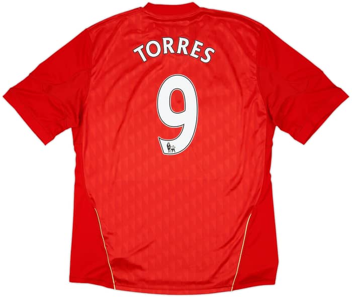 2010-12 Liverpool Home Shirt Torres #9 - 5/10 - (XL)