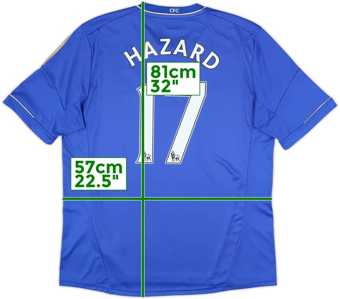 2012-13 Chelsea Home Shirt Hazard #17 - 9/10 - (XL)
