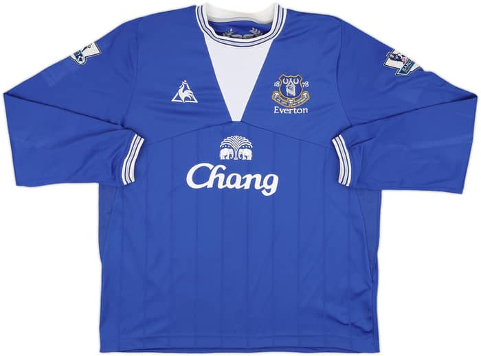 2009-10 Everton Home L/S Shirt Pienaar #20 - 8/10 - (XL)