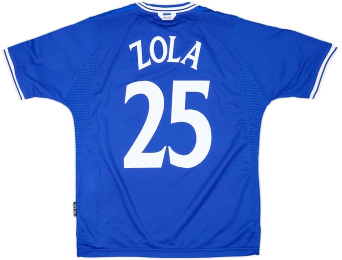 1999-01 Chelsea Home Shirt Zola #25 - 10/10 - (M)