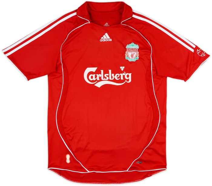 2006-08 Liverpool Home Shirt Gerrard #8 - 8/10 - (M)